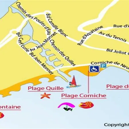 Apartment Beach Side, 2 Bedrooms, Wifi, Air Conditioning, Parking Sète